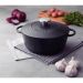 Panela Caçarola 24cm Tramontina Trento 4L Ferro Fundido Antiaderente Interno Com Tampa