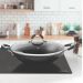 Panela Wok Tramontina Mônaco 32cm Alumínio Antiaderente 4,5L Indução Preta