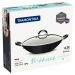 Panela Wok Tramontina Mônaco 32cm Alumínio Antiaderente 4,5L Indução Preta