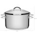 Panela de Fundo Triplo Caçarola Inox 6,1L com Tampa 24cm Tramontina Solar