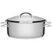 Panela de Fundo Triplo Caçarola Inox 7,1L Rasa com Tampa 28cm Tramontina Solar