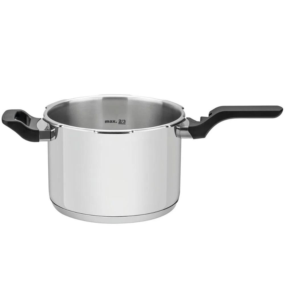 Panela de Pressão Tramontina Brava 6L em Aço Inox com Fundo