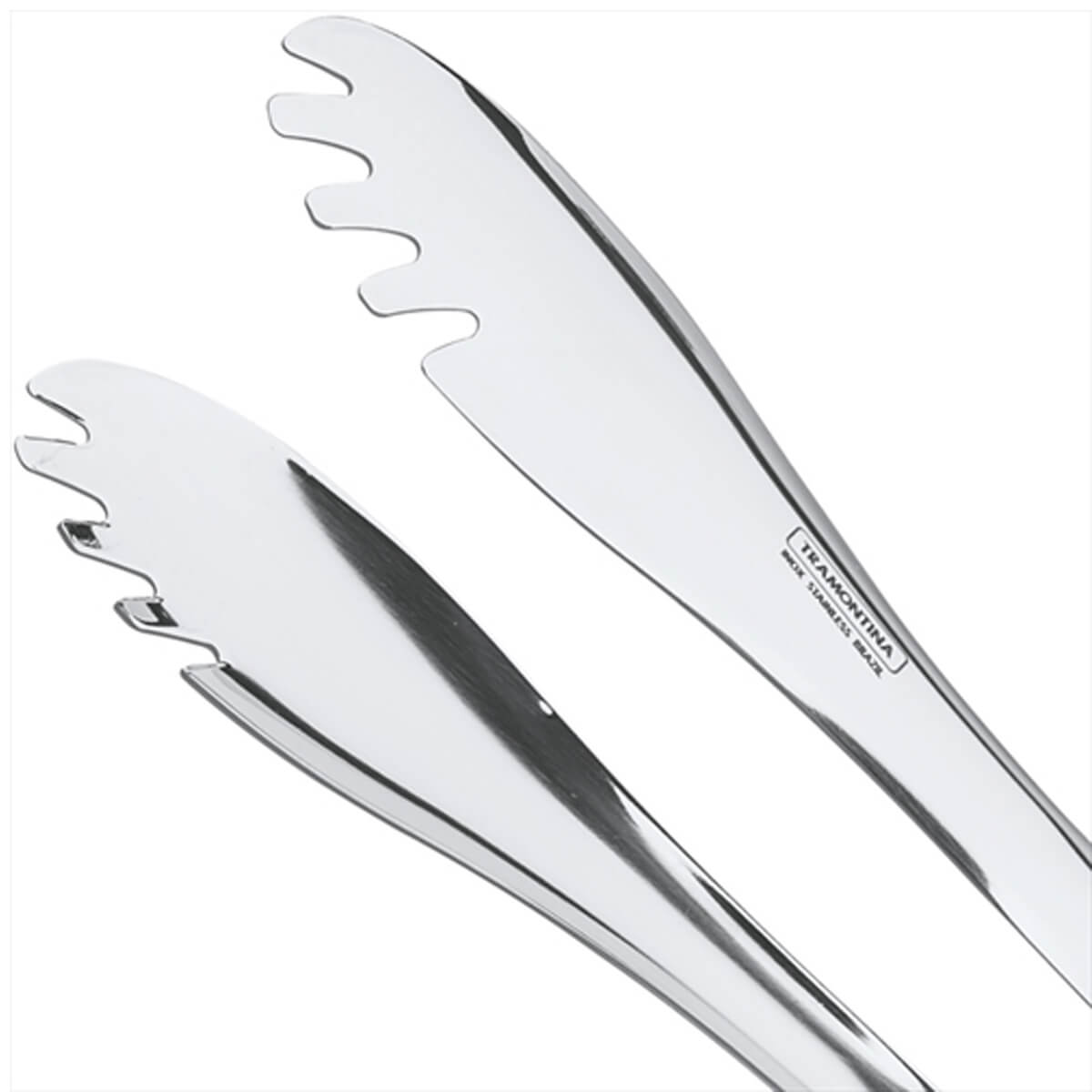 Pegador Carne Inox Polywood Churrasco Cabo Castanho Tramontina