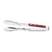 Pegador Carne Inox Polywood Churrasco Cabo Vermelho Tramontina