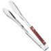 Pegador Carne Inox Polywood Churrasco Cabo Vermelho Tramontina