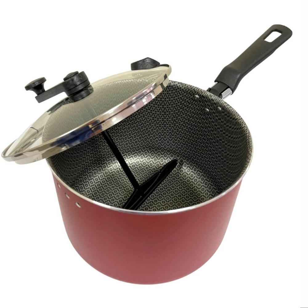 Pipoqueira Tramontina Loreto Antiaderente Starflon Max Vermelho 3,5l Alumínio