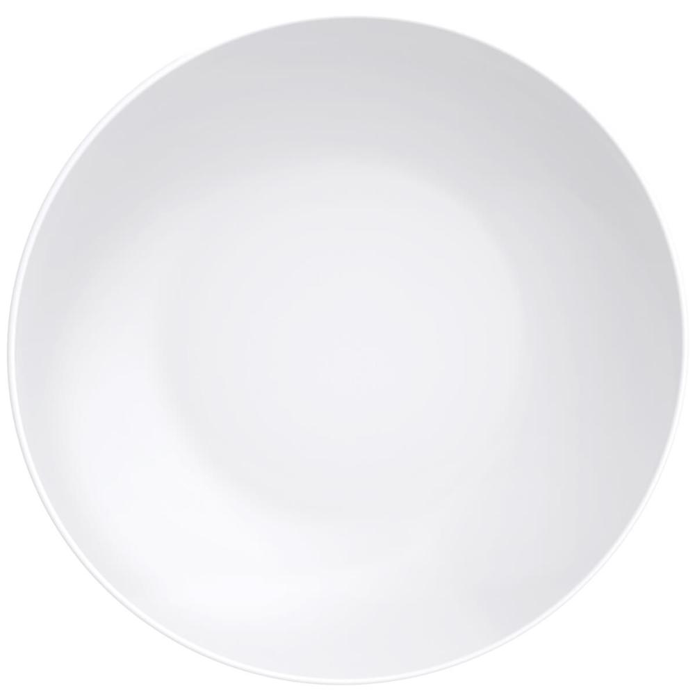 Prato Fundo Tramontina de Porcelana Branco 22cm Sophia Avulso Sopa