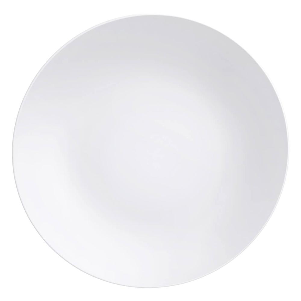 Prato Porcelana Tramontina Branco Raso 25cm Leonora Leve Cupê Avulso