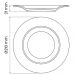 Prato Sobremesa Porcelana 21cm Tramontina Branco Maria Augus