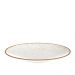 Prato Sobremesa Tramontina Rústico Marrom em Porcelana Decorada 21cm Mesa Posta