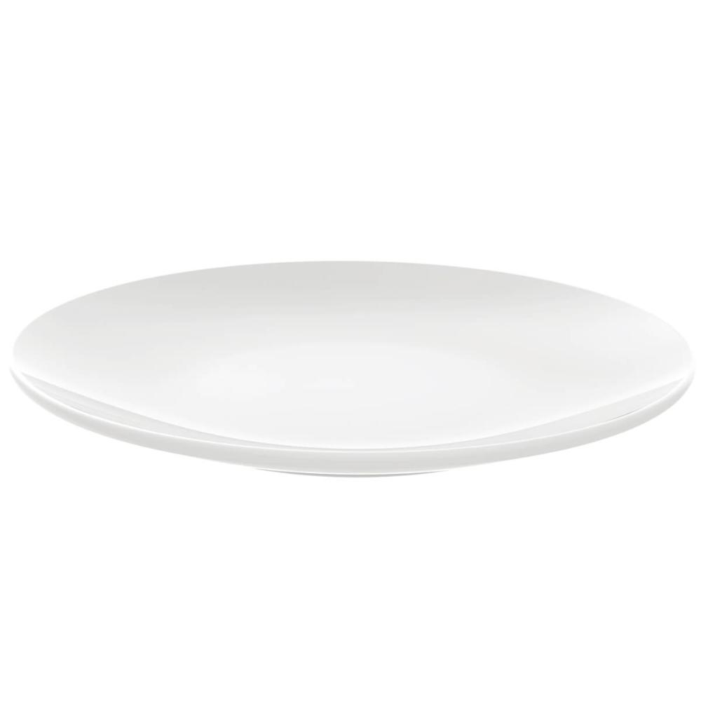 Prato de Sobremesa Porcelana Tramontina Leonora 19cm Branco