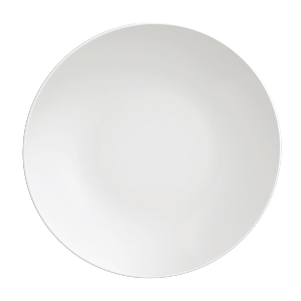 Prato de Sobremesa Porcelana Tramontina Leonora 19cm Branco