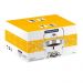 Rechaud Tramontina Redondo 4,3l Inox com Tampa de Vidro e Fogareiro Banho Maria