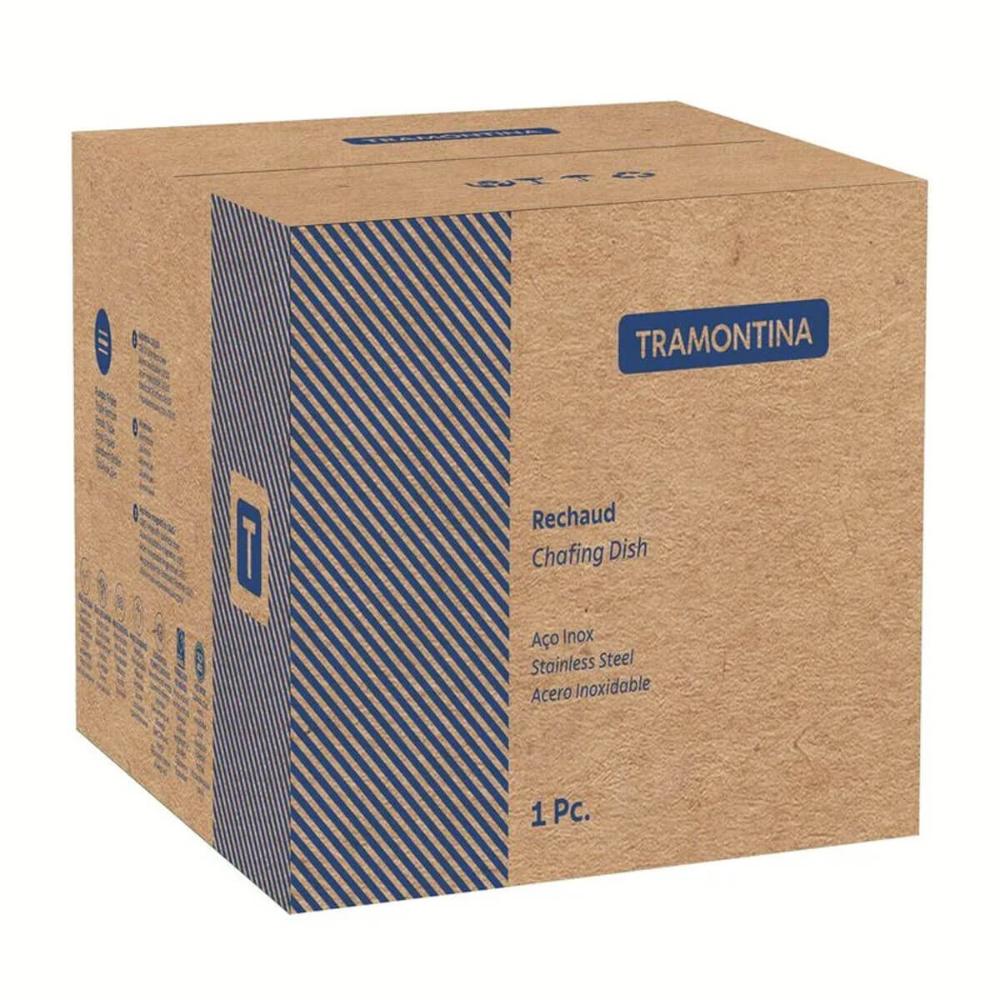 Rechaud Tramontina Solar  6,1L Aço Inox Fundo Triplo com Fog
