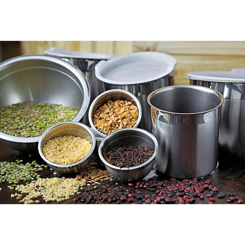 Recipiente de Armazenamento de Alimentos Pote em Aço Inox 2,