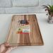 Tábua De Corte Retangular 40cmx28cm Tábua De Churrasco Madei