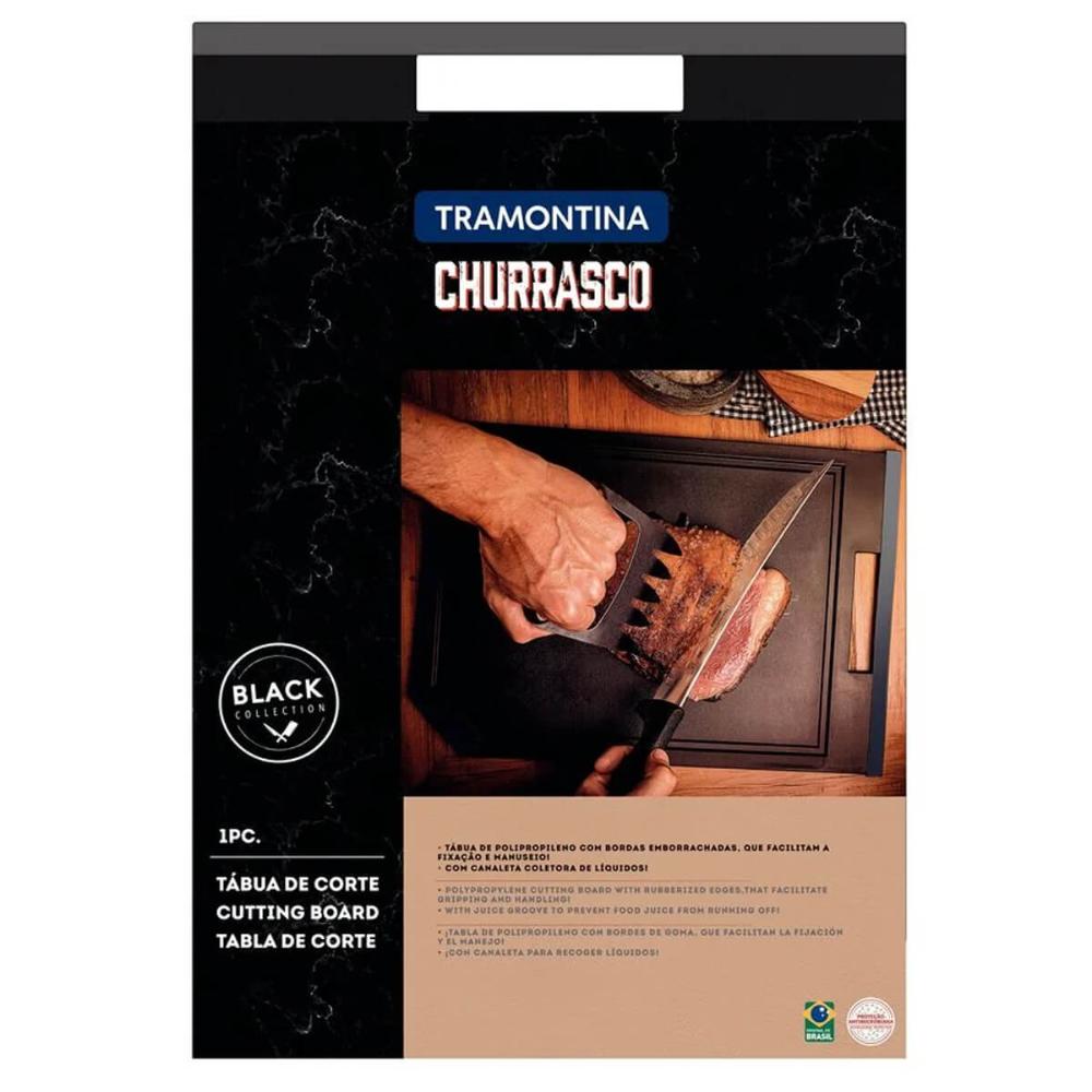 Tábua de Corte Tramontina Proteção Antimicrobiana Churrasco