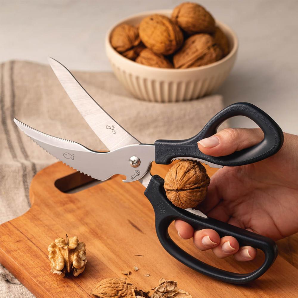 Tesoura Trinchante Tramontina Profissional Inox de Cozinha para Cortar Temperos Frango Multiuso
