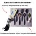 Utensílios de Cozinha Concha Colher Espátula Nylon Tramontina Preto Ability 4 Peças