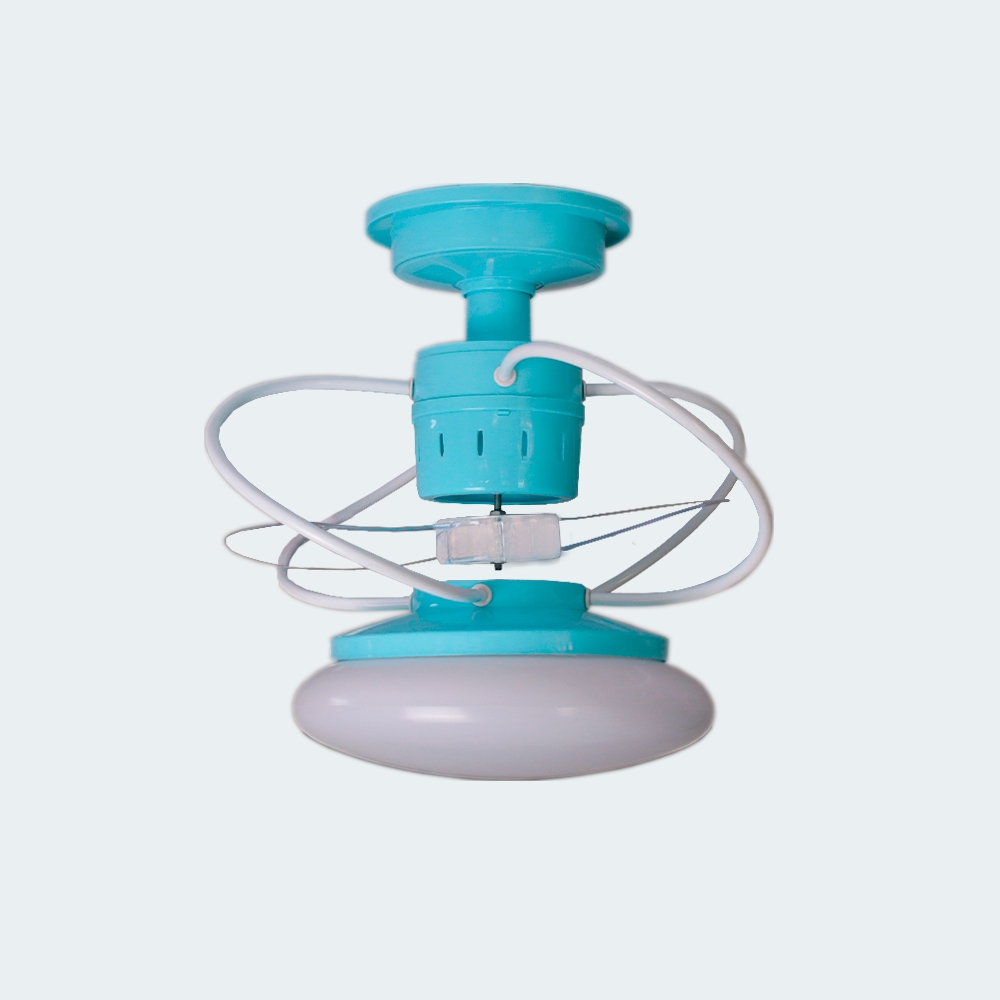 Ventilador de Teto Treviso Cartoon Azul C/ Controle Remoto