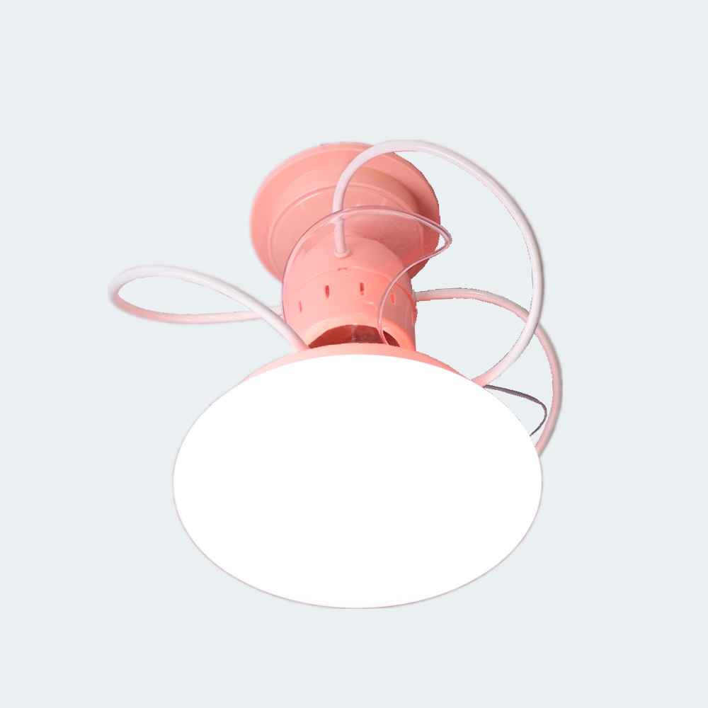 Ventilador de Teto Treviso Cartoon Rosa Bivolt