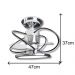 Ventilador de Teto Treviso Cromado Confort LED Bivolt