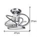 Ventilador de Teto Treviso Cromado Confort LED Contrl Remoto
