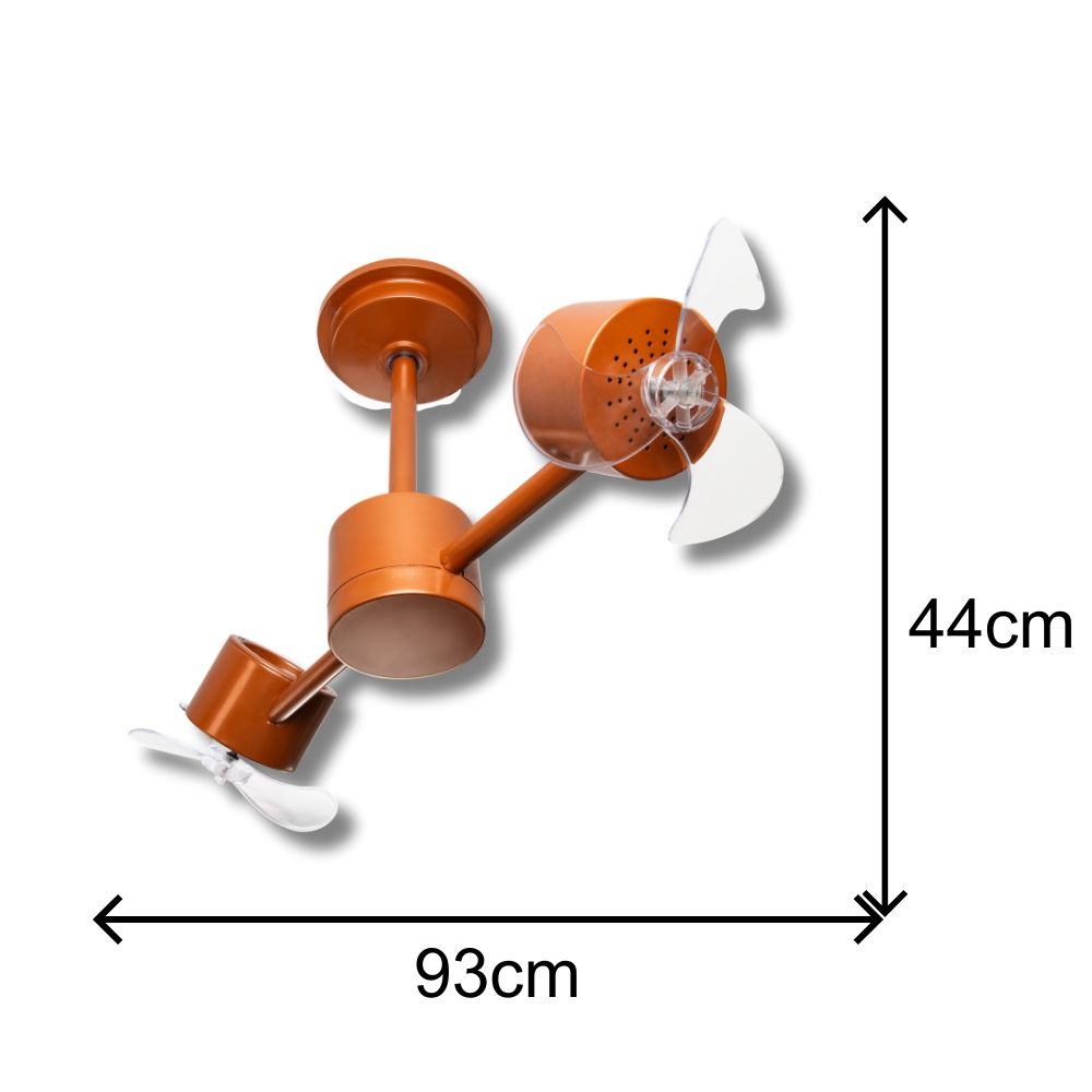 Ventilador de Teto Treviso Infinit Cobre C/ Controle Remoto