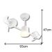 Ventilador de Teto Treviso Infinit LED Branco Control Remoto