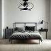 Ventilador de Teto Treviso Preto Confort LED Bivolt