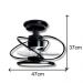Ventilador de Teto Treviso Preto Confort LED Controle Remoto