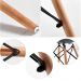 Conjunto Mesa 90cm + 4 Cadeiras Charles Eames Eiffel Trevisul - Branco