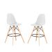 Kit de 2 Banquetas Eames Charles Eiffel Trevisul - Branco