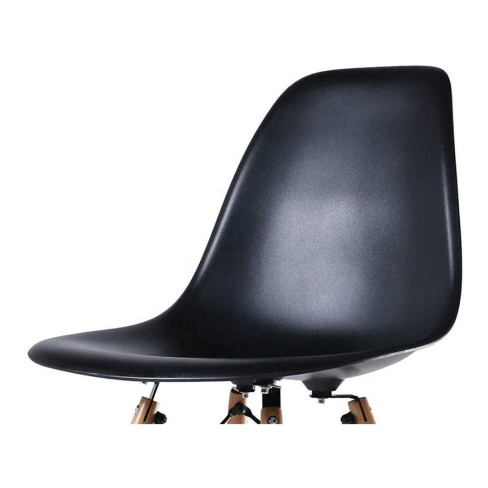Kit de 2 Banquetas Eames Charles Eiffel Trevisul - Preto