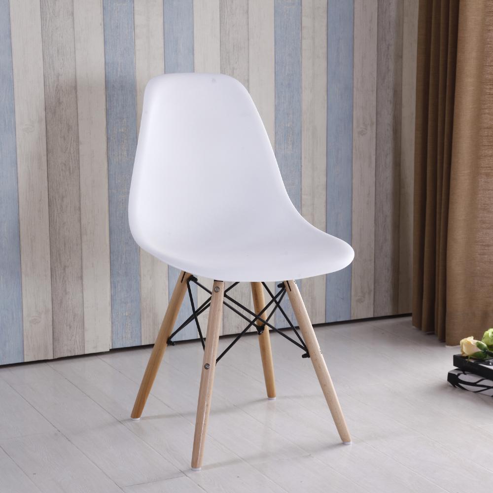 Kit de 2 Cadeiras Eames Charles Eiffel Trevisul - Branco