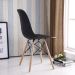 Kit de 2 Cadeiras Eames Charles Eiffel Trevisul - Preto