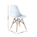 Kit de 4 Cadeiras Eames Charles Eiffel Trevisul - Branco