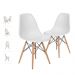 Kit de 4 Cadeiras Eames Charles Eiffel Trevisul - Branco