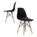 Kit de 4 Cadeiras Eames Charles Eiffel Trevisul - Preto