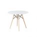 Mesa Redonda Eames Charles Eiffel 90cm Trevisul - Branco