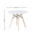 Mesa Redonda Eames Charles Eiffel 90cm Trevisul - Branco