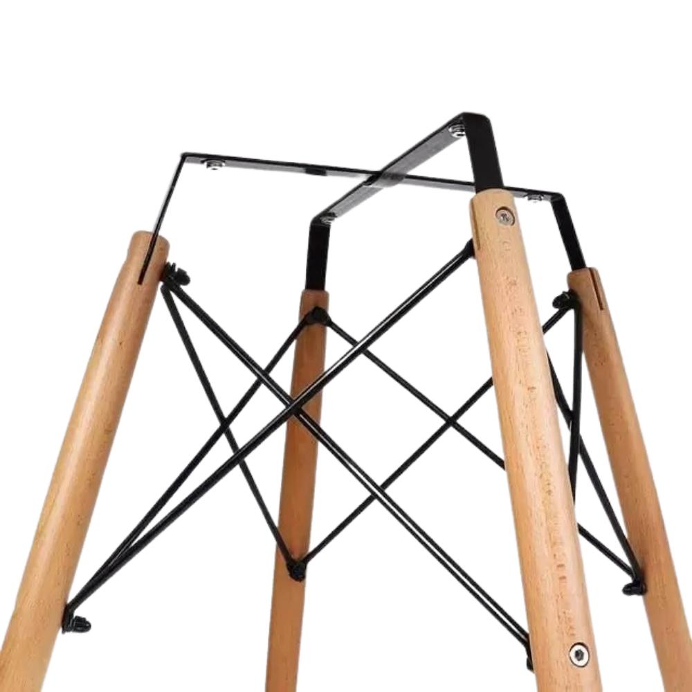 Mesa Redonda Eames Charles Eiffel 90cm Trevisul - Branco