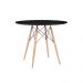Mesa Redonda Eames Charles Eiffel 90cm Trevisul - Preto