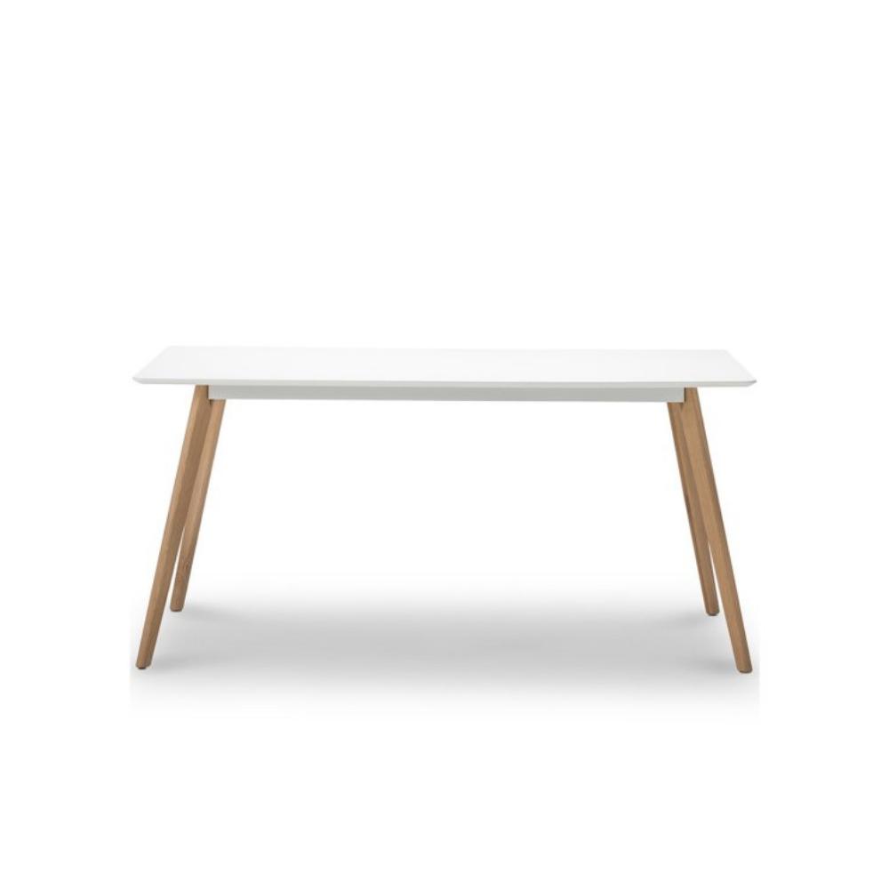 Mesa Retangular Eames Charles Eiffel 120x80cm Trevisul - Branco
