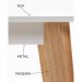 Mesa Retangular Eames Charles Eiffel 120x80cm Trevisul - Branco