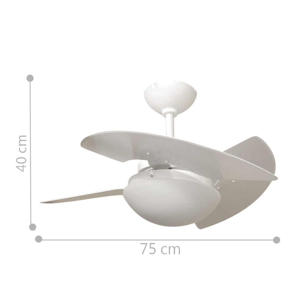 Ventilador Florença 3 Pás 220V Branco
