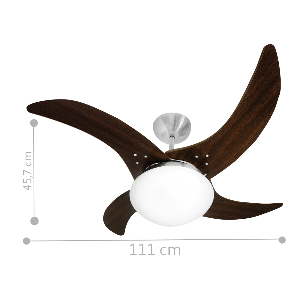 Ventilador Independence 4 Pás 110V Tabaco
