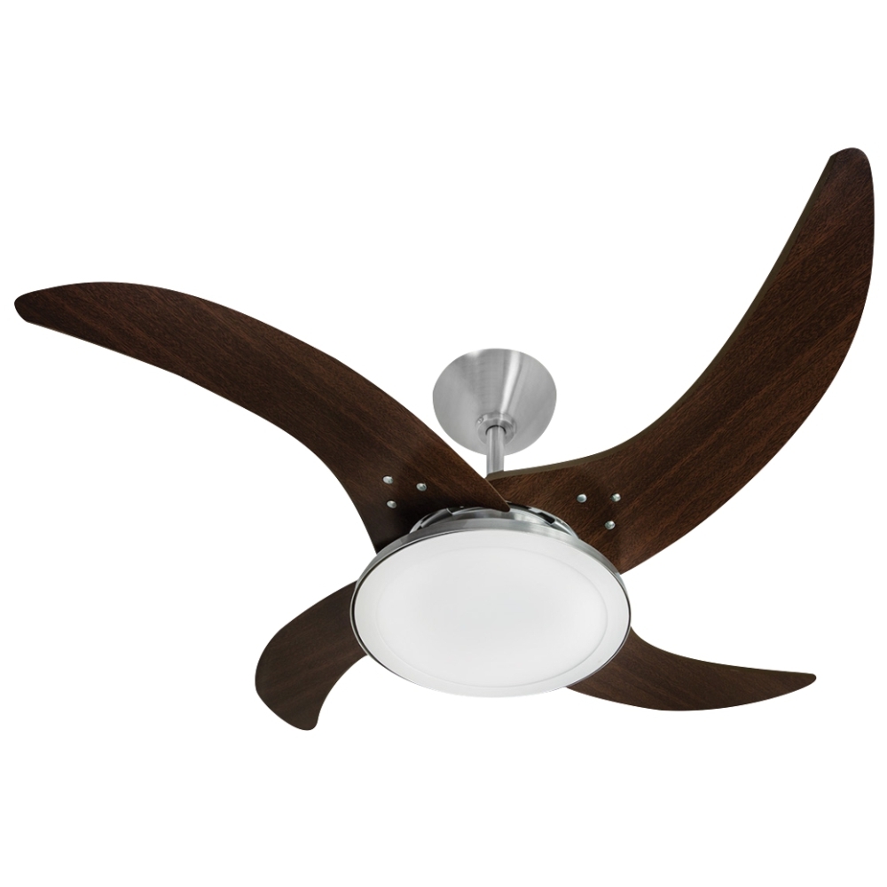 Ventilador LED Independence Tabaco 4 Pás 110V