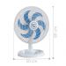 Ventilador Mesa Lorena Branco Oscilante 220V Pás Azul