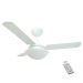 Ventilador Strill Branco 110V 3 Pás Branca e Controle Remoto